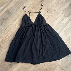 Reformation Amara Dress Black - Size L